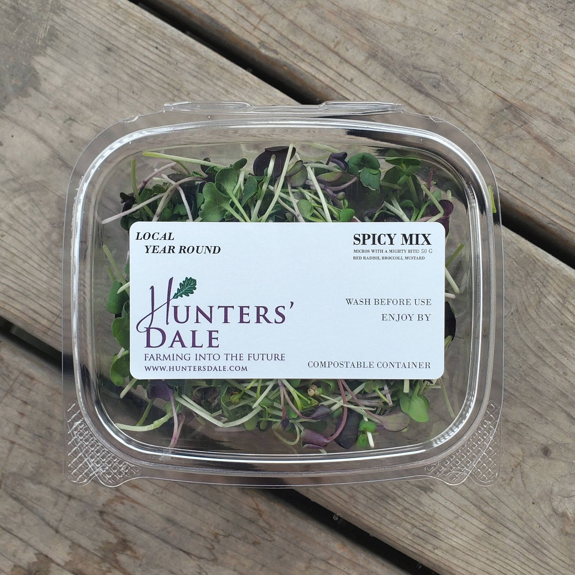 Hunters' Dale Microgreen Spicy Mix 